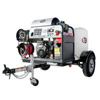 Simpson IB-95006 Trailer Pressure Washer with Vanguard Engine, 100' Hose, and 12V Battery Included - 4000 PSI; 4.0 GPM
