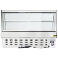 Vollrath 40843 48 inch Curved Glass Drop In Refrigerated Countertop Display Cabinet
