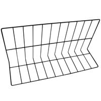 Elite Global Solutions W81226-B 26 inch x 8 inch x 12 inch Black Vinyl Coated Wire Divider