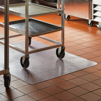 New Floor Carpet Protection Herringbone Secure Runner Protector Clear 70cm x 7m 