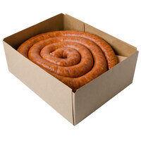 Prima Porta 10 lb. Hot Italian Sausage Rope - 2/Case