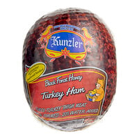 Kunzler 7.5 lb. Black Forest Honey Turkey Ham - 3/Case