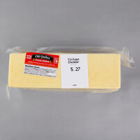 Old Quebec 3 Years Aged Super Sharp Cheddar Cheese 5 lb. Solid Block - 2/Case