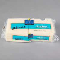 Great Lakes Cheese 1.5 lb. Swiss Cheese Slices - 6/Case