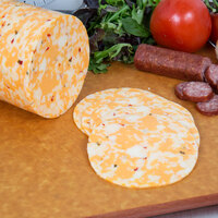 6 lb. Jalapeno Pepper Jack Longhorn Cheese - 4/Case