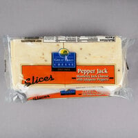 Great Lakes Cheese 1.5 lb. Pepper Jack Cheese Slices - 6/Case