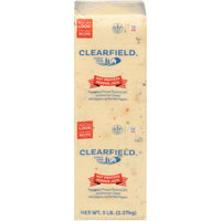 Clearfield Hot Pepper Jack American Cheese 5 lb. Solid Block - 6/Case
