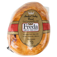 Freda Deli Meats 8 lb. Black Forest Smoked Turkey Breast - 2/Case