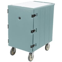 Cambro 1826LTC401 Camcart Slate Blue Mobile Cart for 18" x 26" Sheet Pans and Trays