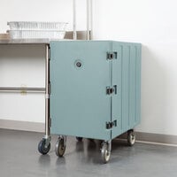 Cambro 1826LTC401 Camcart Slate Blue Mobile Cart for 18 inch x 26 inch Sheet Pans and Trays