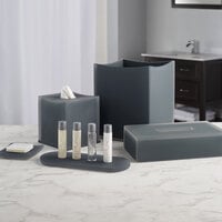 Focus Hospitality Smoke Collection Matte Resin Flat Tissue Box Cover