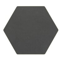 Epicurean 020-0908HEX02 9 inch x 8 inch x 1/4 inch Slate Richlite Wood Fiber Hexagon Cutting and Serving Board