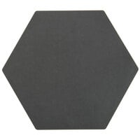 Epicurean 020-1311HEX02 13 inch x 11 1/4 inch x 1/4 inch Slate Richlite Wood Fiber Hexagon Cutting and Serving Board