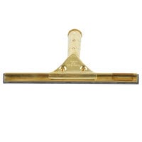 Unger GS250 GoldenClip 10" Window Squeegee with Brass Handle