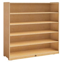 Whitney Brothers WB1849 48 inch x 15 inch x 48 inch Mobile Four Shelf Cabinet