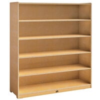 Whitney Brothers WB1843 48 inch x 15 inch x 54 inch Mobile Four Shelf Cabinet