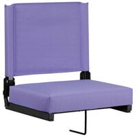 Flash Furniture XU-STA-PUR-GG Grandstand Purple Ultra-Padded Bleacher Comfort Seat
