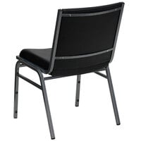 Flash Furniture XU-60153-BK-VYL-GG Hercules Series Heavy-Duty Black Vinyl Stack Chair