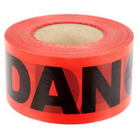 Red DANGER Tape - 3 inch x 1000 ft.