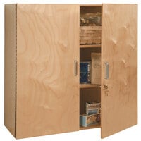 Whitney Brothers WB3535 36 inch x 14 3/4 inch x 36 inch Lockable Wall Mounted Cabinet