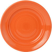 Tuxton CPA-074 Concentrix 7 1/2 inch Papaya China Plate - 24/Case