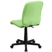 Flash Furniture GO-1691-1-GREEN-GG Mid-Back Green Quilted Vinyl Office Chair / Task Chair
