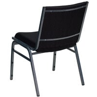 Flash Furniture XU-60153-BK-GG Hercules Series Heavy-Duty Black Dot Fabric Stack Chair