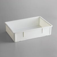 Baker's Mark 18" x 26" x 6" White Heavy-Duty Polypropylene Dough Proofing Box