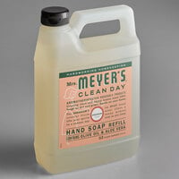 Mrs. Meyer's Clean Day 651341 33 oz. Geranium Scented Hand Soap Refill - 6/Case