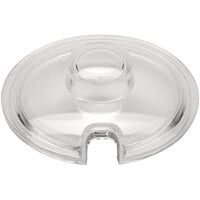 GET CD-8-C-2-CL Clear SAN Plastic Lid for 8 oz. Condiment Jar