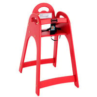 Koala Kare KB105-03KD Red Designer High Chair - Unassembled