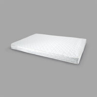 Whitney Brothers 112-766 38 1/4 inch x 24 1/4 inch x 3 inch Quilted Vinyl Cover Foam Crib Mattress