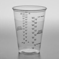Solo UltraClear TP10DGM 10 oz. Clear PET Plastic Graduated Medical Cup - 1000/Case