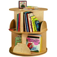 Whitney Brothers WB0502R 2-Level Children's Wood Book Carousel