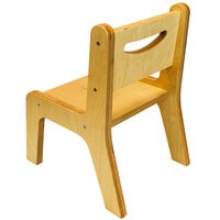 Whitney Brothers CR2510N Whitney Plus 10 inch Wood Children's Chair with Natural Seat and Back