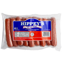 Hippey's 6/1 Foodservice Beef Franks - 72/Case