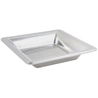 Bon Chef 9322 Cold Wave 11 7/8" Square Satin Finish Double Wall Stainless Steel Platter