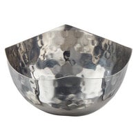American Metalcraft SBH450 9.5 oz. Round Hammered Stainless Steel Serving Bowl