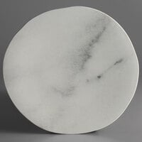 Carlisle 5310437 Ridge 9 inch Marble Melamine Rimless Plate - 12/Case
