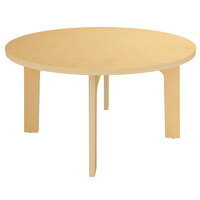 Whitney Brothers WX3522M Whitney Plus 35 inch Round 22 inch Height Wood Children's Table