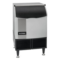 Ice-O-Matic ICEU220HW 24 1/2" Water Cooled Undercounter Half Dice Cube Ice Machine with 70 lb. Bin - 115V; 251 lb.