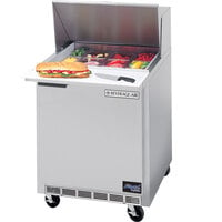 Beverage-Air SPE27HC-C-B Elite Series 27 inch 1 Door Cutting Top Refrigerated Sandwich Prep Table with 17 inch Deep Cutting Board
