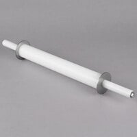 Prince Castle 228-57 14 3/4 inch Polypropylene Rolling Pin with Stainless Steel Riser Discs