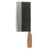 7 3/4 inch Cast Iron Cleaver / Ping Knife with Wood Handle