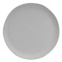 Elite Global Solutions B183140-ESS Morocco 14" Round Matte Eggshell Speckled Melamine Plate - 6/Case