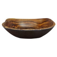 Elite Global Solutions M1092RC-SEQ Sequoia 2 Qt. Rectangular Wood Grain Melamine Serving Bowl