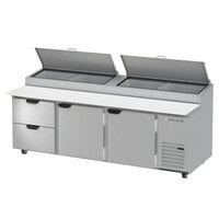 Beverage-Air DPD93HC-2 Hydrocarbon Series 93" 2 Drawer Pizza Prep Table
