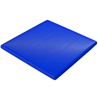 Whitney Brothers WB0216 21 1/2 inch x 22 3/4 inch Blue Vinyl Floor Mat for Toddler Play House Cube