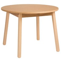 Whitney Brothers WB0179 28 inch Round Wood Children's Table
