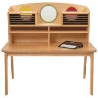 Whitney Brothers CH0200 42 1/2 inch x 26 inch x 40 inch Children's Wood Porthole Desk